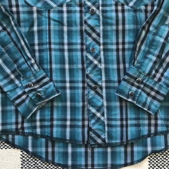 Wranglers Boys button shirt plaid - Picture 3 of 4